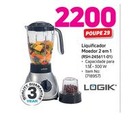 Logik liquidificador moedor 2 em 1 RSH-245611-01