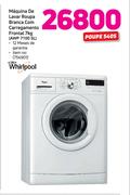 Whirlpool Maquina de Lavar roupa Branca com Carregamento Frontal 7Kg AWP 7100 SL