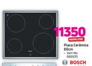 Bosch placa cerâmica 60cm
