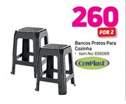 Cenplast Bancos Pretos Para Cozinha-For 2