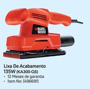 Black & Decker lixa de acabamento 135W KA300-QS cada