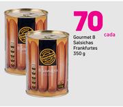 Gourmet 8 Salsichas frankfurter-350g cada