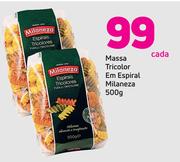 Massa Tricolor em espiral Milaneza-500g cada