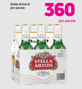Stella Artois 6 por pacote