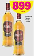Garrafa de Whisky Grants-750ml cada