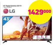 LG 43" Digital Satelite LED TV 