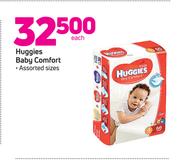 Huggies Baby Comfort In Assorted Sizes-Each