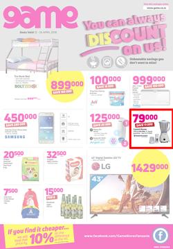 Game Tanzania : You Can Always Discount On Us (12 April - 24 April 2018), page 1