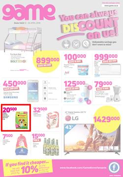 Game Tanzania : You Can Always Discount On Us (12 April - 24 April 2018), page 1
