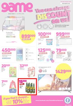 Game Tanzania : You Can Always Discount On Us (12 April - 24 April 2018), page 1