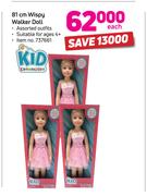 Kid Connection 81cm Wispy Walker Doll-Each