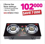 MO Electro 2 Burner Gas Stove 202 Moga