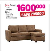 Carly Corner Couch Durham Camel