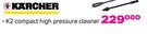 Karcher K2 Compact High Pressure Cleaner