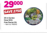 Garden Master 20m Garden Hose With Free Starter Kit