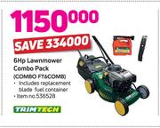 Trimtech 6Hp Lawnmower Combo Pack COMBO FT6COMB