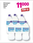 Kilimanjaro Natural Water-12x1.5Ltr