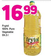 Frytol 100% Pure Vegetable Oil-2L