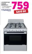 Nasco 4 Burner Gas Cooker 20BME61007