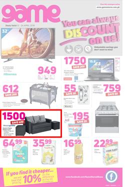 Game Ghana : You Can Always Discount On Us (12 April - 24 April 2018), page 1