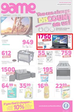 Game Ghana : You Can Always Discount On Us (12 April - 24 April 2018), page 1
