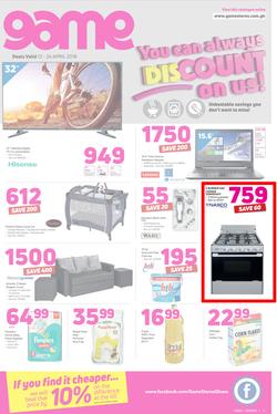 Game Ghana : You Can Always Discount On Us (12 April - 24 April 2018), page 1
