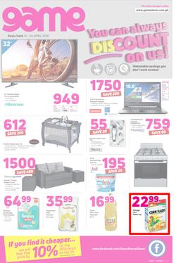 Game Ghana : You Can Always Discount On Us (12 April - 24 April 2018), page 1
