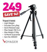Voyager Tripod T3000 Including Carry Bag