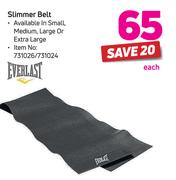 Everlast Slimmer Belt In Small, Medium, Large or Extra Large Size-Each