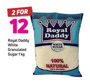 Royal Daddy White Granulated Sugar-2 x 1Kg 