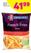 Emborg French Fries-2.5Kg