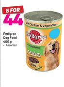 Pedigree Dog Food-6 x 400g