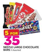 Nestle Large Chocolate Bars-For 5