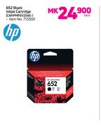 HP 652 Black Inkjet Cartridge CNHPMF6V25AE
