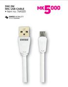 Swiss 2M Mic USB Cable