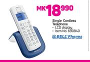 Bell Phones Single Cordless Telephone