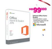 Microsoft Software Office Home Student Includes Word, Excel, Powerpoint & One Not