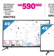 Sinotec 49" FHD Smart LED TV With DVB-T2 STL-49E2000M
