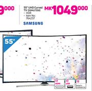 Samsung 55" UHD Curved TV 55MU7350