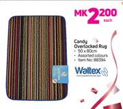 Waltex Candy Overlocked Rug-50 x 80cm Each