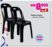 Plastic Chairs-For 2