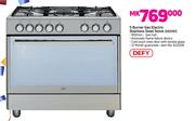 Defy 5 Burner Gas Electric Stainlesss Steel Stove DGS161