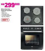 Defy 60cm Oven And Solid Hob DCB006