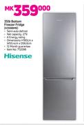 Hisense 359Ltr Bottom Freezer Fridge H359BME