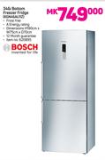 Bosch 346Ltr Bottom Freezer Fridge Silver KGN46AL11Z