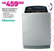 Hisense 16kg Top Load Washing Machine WTQ1602S