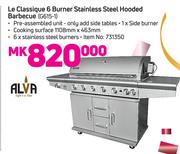 Alva Le Classique 6 Burner Stainless Steel Hooded Barbecue G615-1