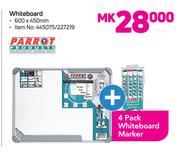 Parrorts Products Whiteboard With Free 4 Pack Whiteboard Marker