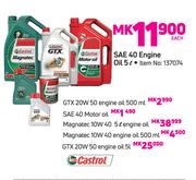 Castrol Magnatec 10W 40 5Ltr Engine Oil-Each