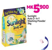 Sunlight Auto 2-In-1 Washing Powder-3kg
